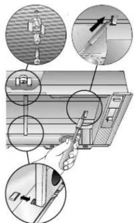 CONSTRUCTA CD77130 - Sur les hottes aspirantes à deux cassettes filtrantes: - 1