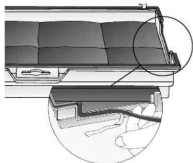 CONSTRUCTA CD77130 - Sur les hottes aspirantes à deux cassettes filtrantes: - 2