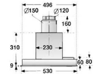 CONSTRUCTA CD77130 - Urtagets matt vid inbyggnad beroende pa modell: - 5
