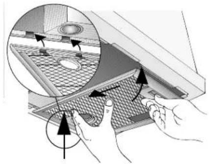 CONSTRUCTA CD75130 - Bei Dunstabzugshauben mit zwei Filterkassetten: - 2