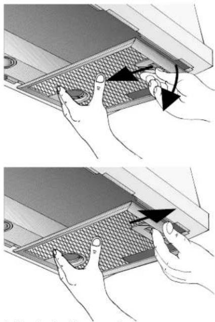 CONSTRUCTA CD75130 - En las campanas extractoras con dos cajas de filtro: - 1