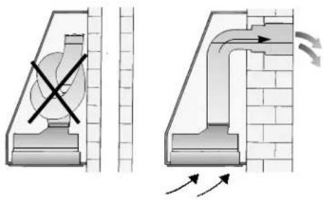 CONSTRUCTA CD75130 - Funcioncimiento con evacuación del aire al exterior - 1