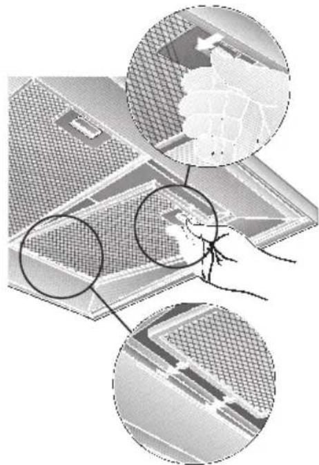 CONSTRUCTA CD69750 - Aus- und Einbauen der Metall-Fettfilter: - 1