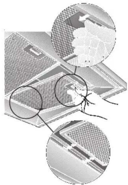 CONSTRUCTA CD69750 - Metalen vetfilters verwijderen en aanbrengen: - 1