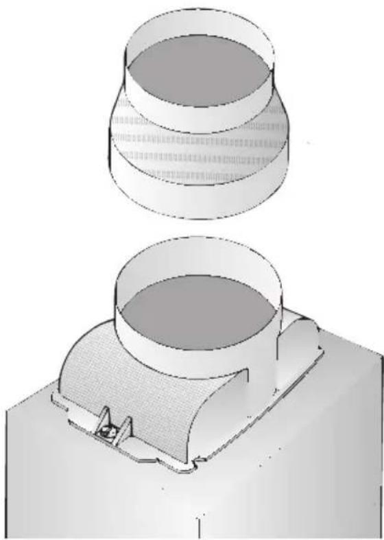 CONSTRUCTA CD69750 - Branchement du conduit d'évacuation 100 mm: - 1