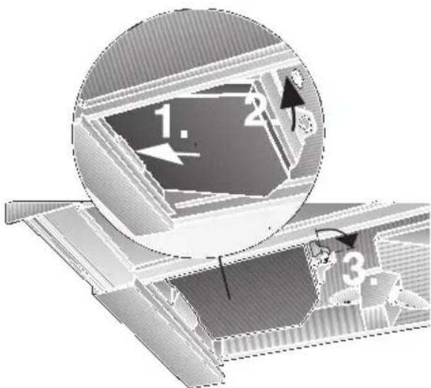 CONSTRUCTA CD50030 - Mise en place et retrait du filtré: - 2
