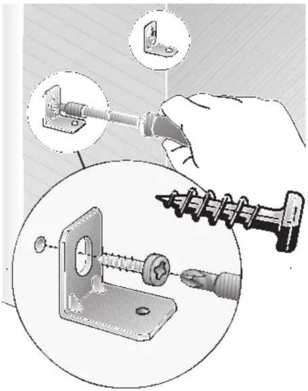 CONSTRUCTA CD50030 - Daarvoor de bevestigingspunten zo ver als nodig maarachten verplaatsen. - 2