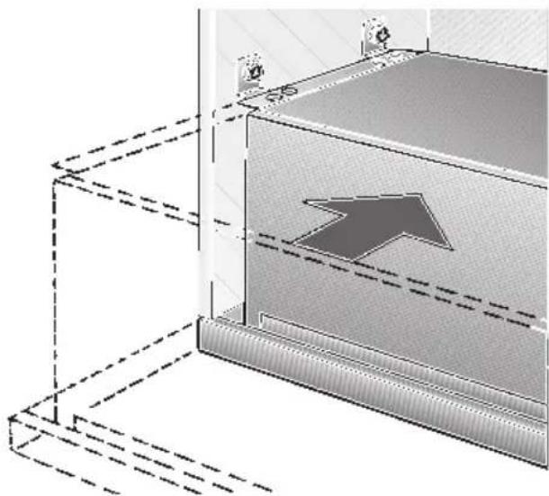 CONSTRUCTA CD50030 - Encastrement dans le placard en appui mural - 1