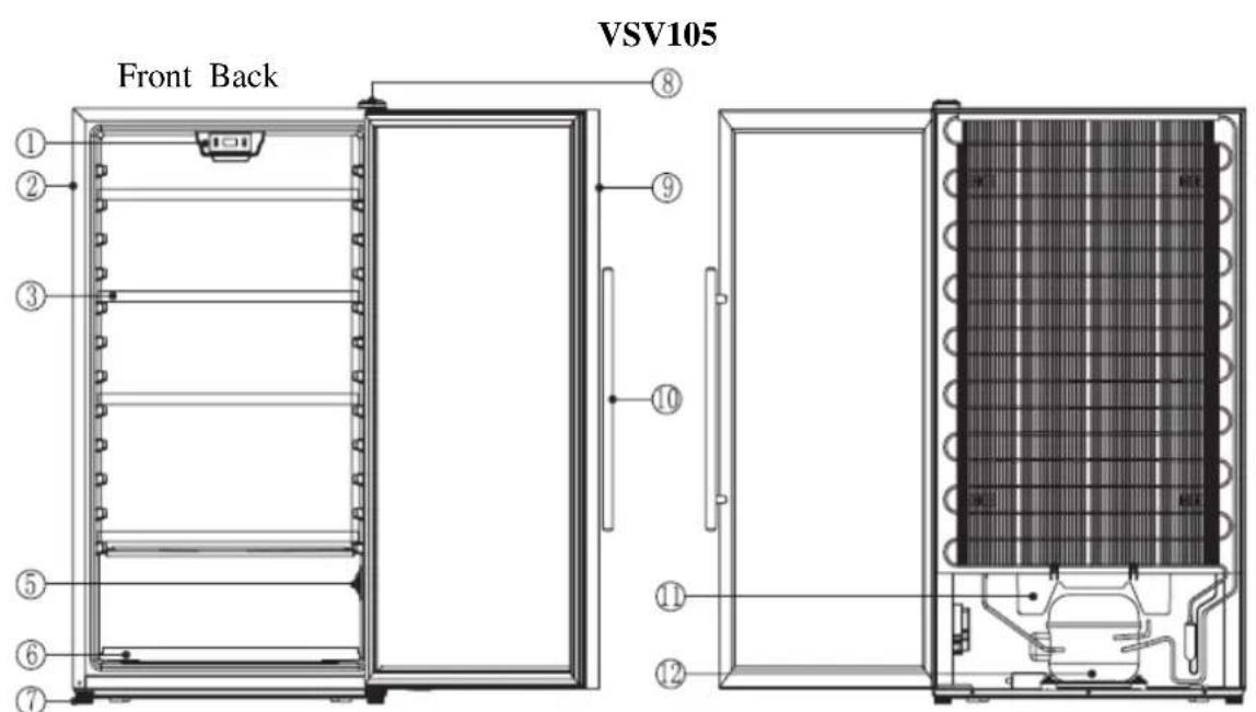 CLIMADIFF VSV105 - 1^ DESCRIPTION OF THE APPLIANCE - 2