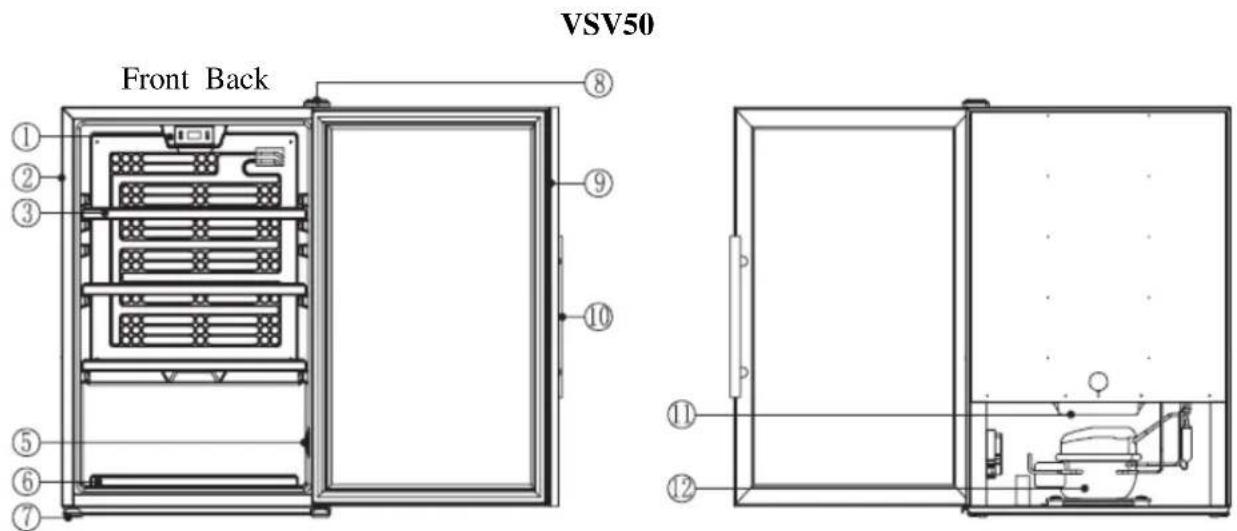 CLIMADIFF VSV105 - 1^ DESCRIPTION OF THE APPLIANCE - 1