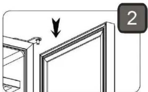 CLIMADIFF PRO147XDZ - Réversibilité de la porte - 2