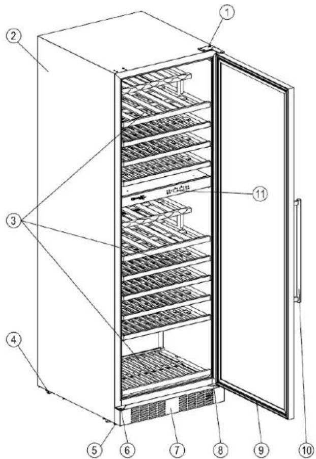 CLIMADIFF PRO116XDZ - 1.DESCRIPTION OF THE APPLIANCE - 1