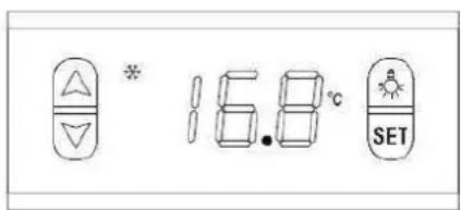 CLIMADIFF TPP140 - Instelling van de thermostat - 1