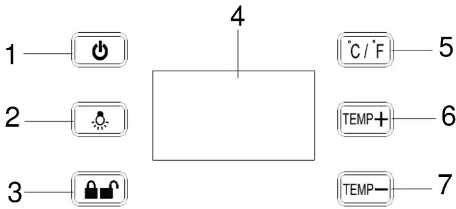 CLIMADIFF CLS160 - Bedienpanel - 1