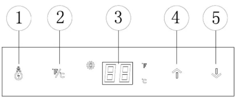CLIMADIFF CLS16A - Bedienpanel - 1