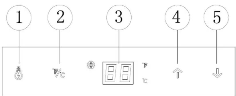CLIMADIFF CLS16A - Control panel - 1