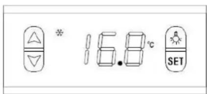 CLIMADIFF CLPG209 - Instelling van de thermostat - 1