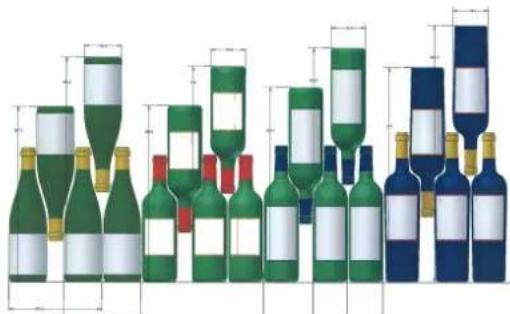 CLIMADIFF CLE51 - Tipos de botellas: - 1