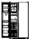 AMANA XRSS 687 BW BB - Uitneembare deurbakken (sommige modellen) - 2