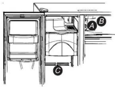 AMANA XRSS 687 BW BB - Dispenser Lock - 1