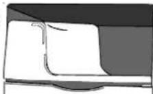 AMANA XRSS 687 BW BB - Ice Cream Shelf - 1