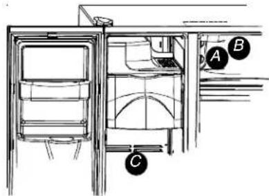 AMANA XRSS 687 BW BB - Temperaturtaster - 1