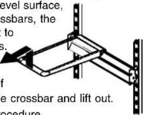 AMANA XRSS 687 BW BB - To remove and install double-crossbar assembly: - 1