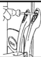 AMANA XRSS 687 BW BB - Half-Length Grab Handles (non-stainless steel) - 3