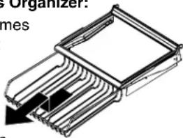 AMANA XRSS 687 BW BB - Sådan fjernes og installeres Organizer: - 1