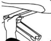 AMANA XRSS 465 - Första gängen vattenfiltret installereras - 1