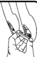 AMANA XRSS 465 - Tiradores de longitud media (acero oxidable) - 5