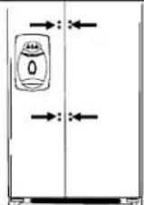 AMANA XRSS 465 - Handtag, halvängd (ej rostfritt stål) - 1