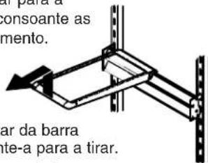AMANA XRSS 264 RVS - Para退回 e instalar a armação com as两大 barras transversais: - 1