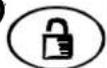 AMANA XRSS 264 RVS - Dispenser Lock (Lås automaten) - 1