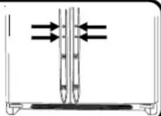 AMANA XRSS 264 RVS - Maniglie a tutte lunghezza (non in acciaio inossidabile) - 1