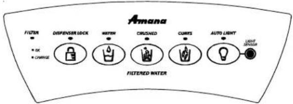 AMANA XRSS 264 RVS - Control Features - 1