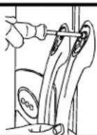 AMANA XRSS 264 RVS - Handtag, halvängd (ej rostfritt stål) - 2