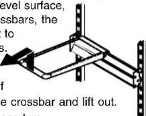 AMANA XRSS 264 RVS - To remove and install double-crossbar assembly: - 1
