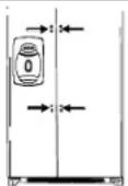 AMANA XRSS 264 RVS - Tiradores de longitud media (acero oxidable) - 1