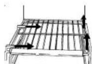 AMANA XRSS 264 RVS - Montaggio es montaggio del ripiano Stor-Mor: - 1