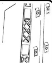 AMANA XRSS 267 - Poignées pleine porte (acier non-inox) - 2