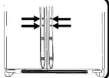 AMANA XRSS 267 - Griffleisten über die gesamte Höhe (kein Edelstahl) - 1