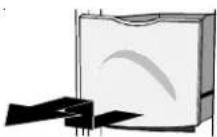 AMANA XRSS 267 - Pour enlever et remetre le bac a glace : - 1