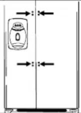 AMANA XRSS 267 - Half-Length Grab Handles (non-stainless steel) - 1