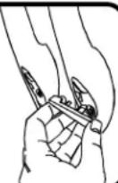 AMANA XRSS 267 - Poignées demi-porte (acier non-inox) - 3