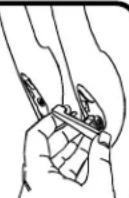 AMANA XRSS 267 - Kädensijoen asentaminen ja irrottaminen - 7