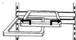 AMANA XRSS 267 - Para deslizar las bandejas: - 1