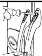 AMANA XRSS 267 - Half-Length Grab Handles (non-stainless steel) - 3