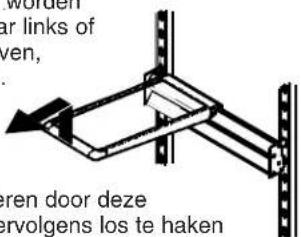 AMANA XRSS 267 - Constructie met dubbeledwarsstang verwijdereneninstalleren: - 1