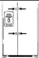 AMANA XRSS 204 Proline - Poignées demi-porte (acier non-inox) - 1